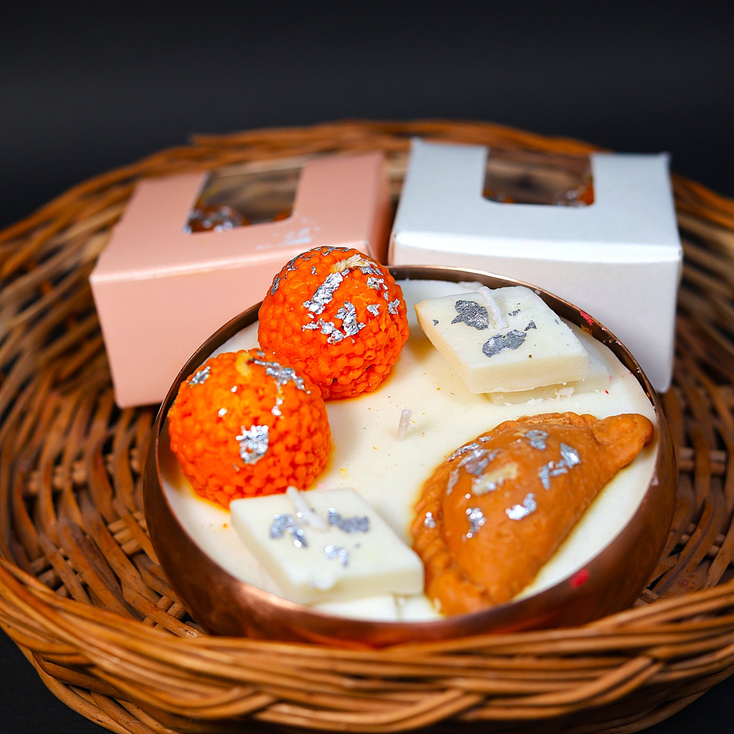 Fragrance of Nature – Festival Modak, Kaju Katli & Sanjori Scented Candle