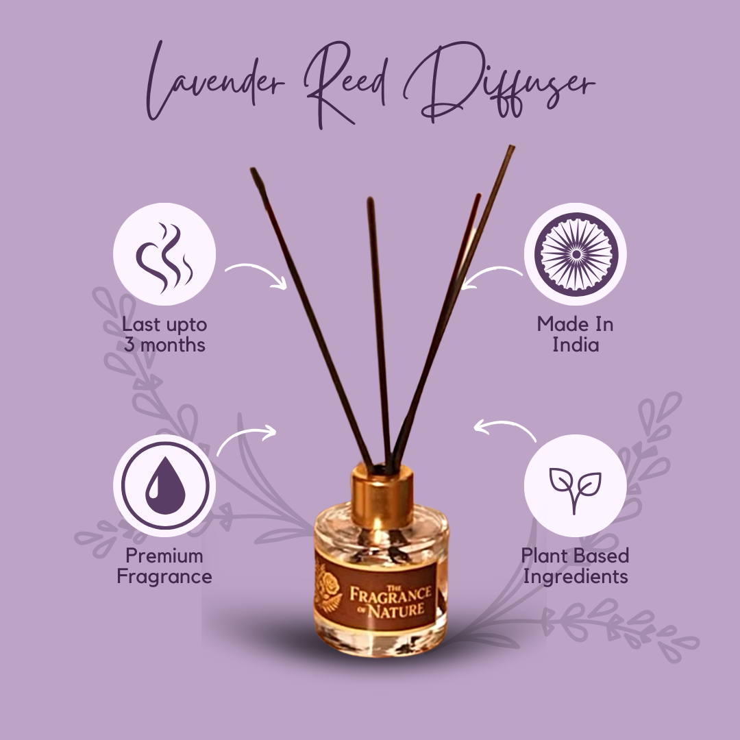 Fragrance of Nature Lavender Reed Diffuser