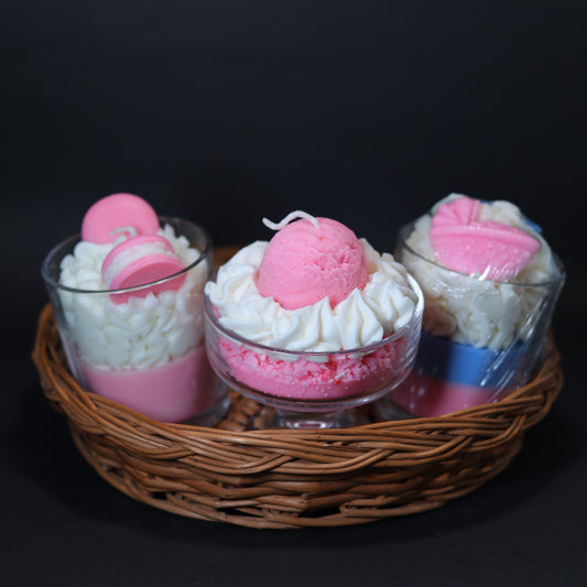 Fragrance of Nature – Ice-cream Collection Multi Color Scented Candle
