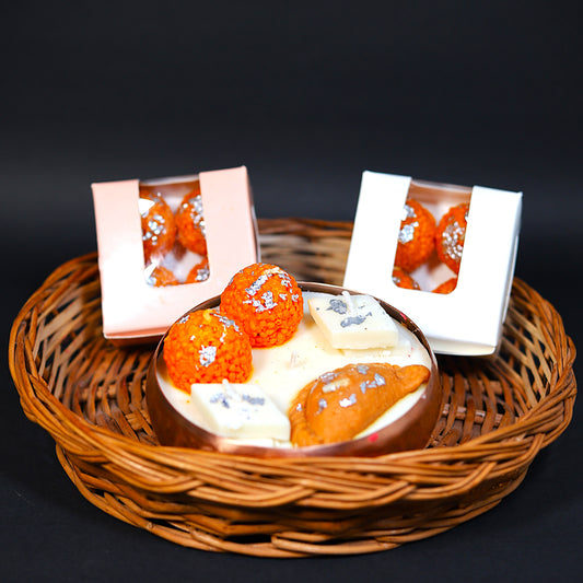 Fragrance of Nature – Festival Modak, Kaju Katli & Sanjori Scented Candle