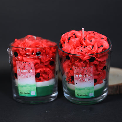 Fragrance of Nature – Watermelon Scented Multi Color Candle