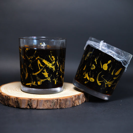 Fragrance of Nature – Blackberries Scented Jelly Candle Black